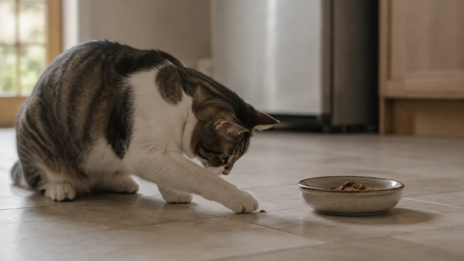 Why cats bury food