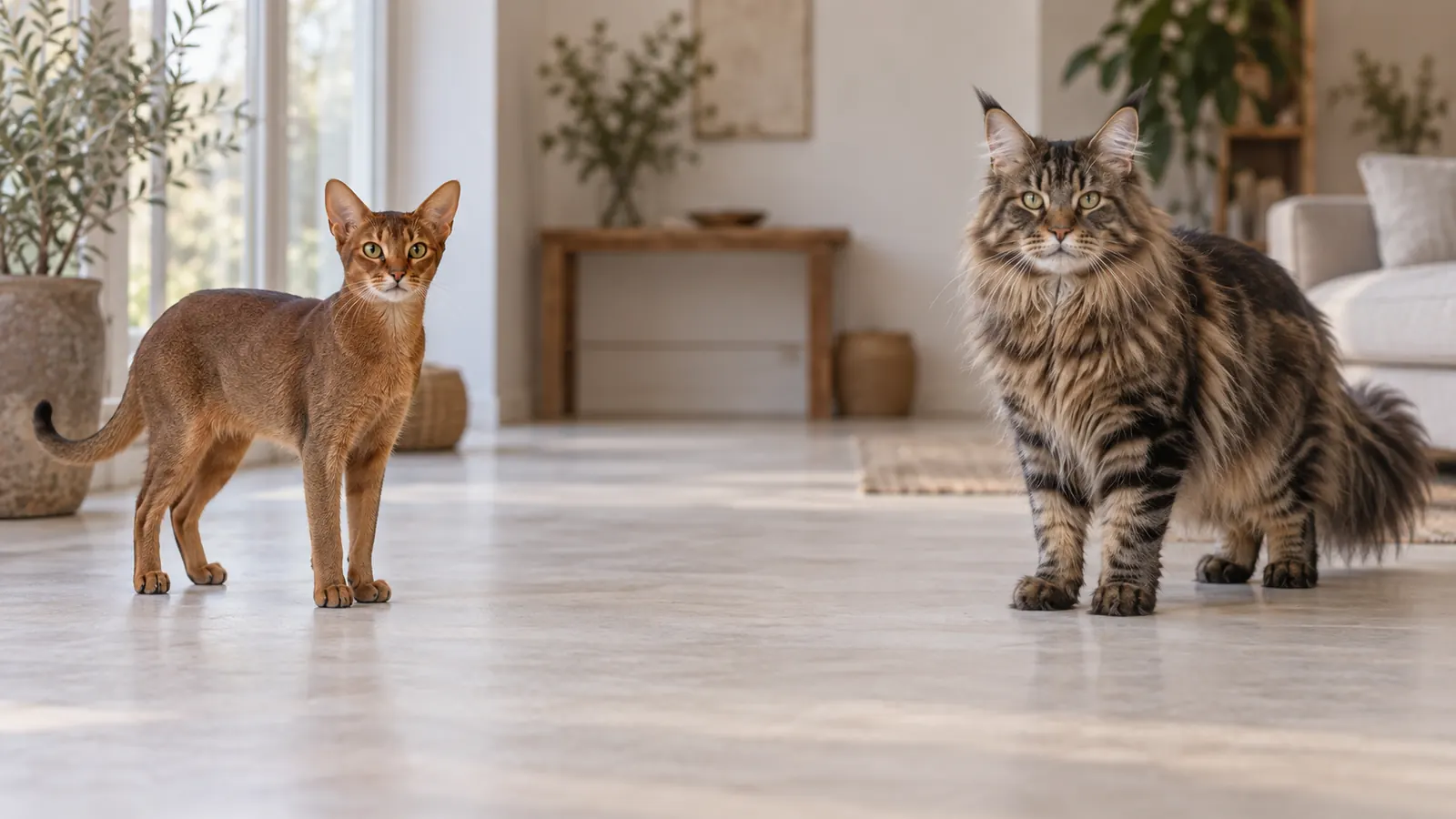 Abyssinian Maine Coon Mix