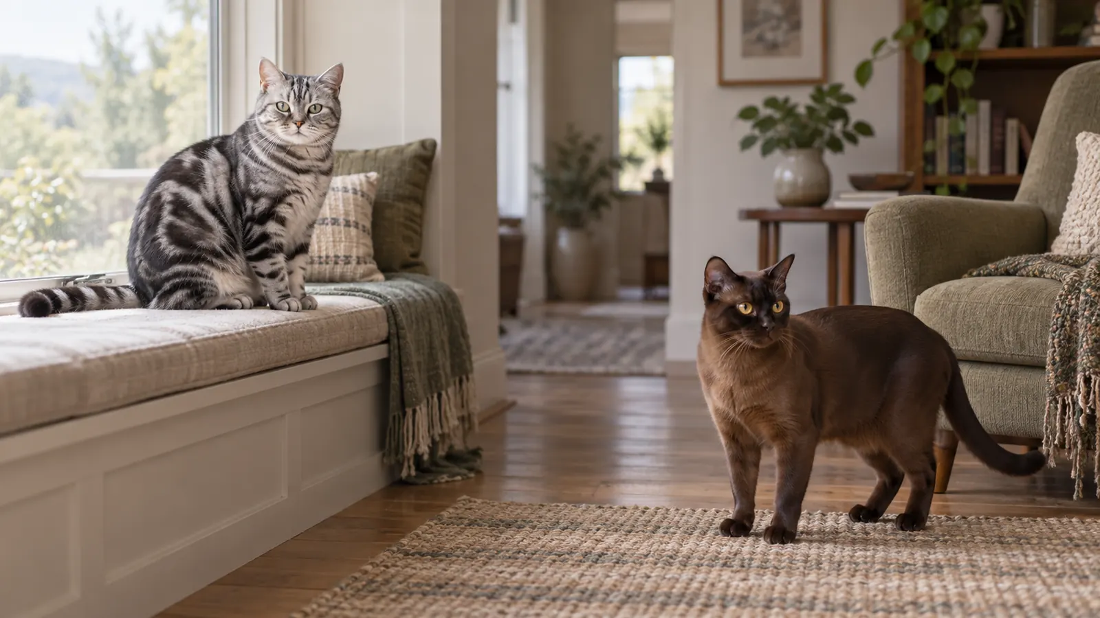 American Shorthair vs Burmese